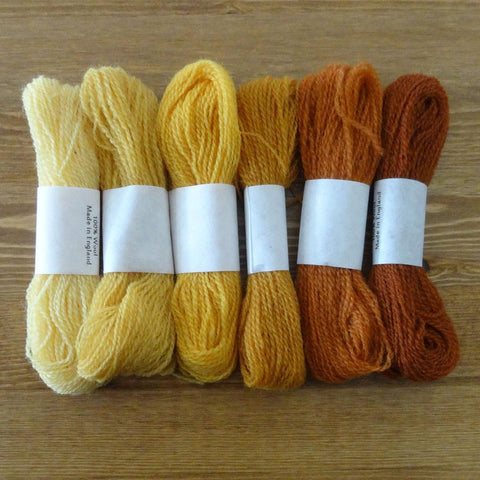Crewel Wool Color Pack, “Autumn Yellow”