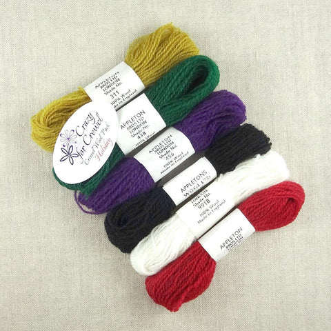 Crewel Wool Color Pack, “Holiday”