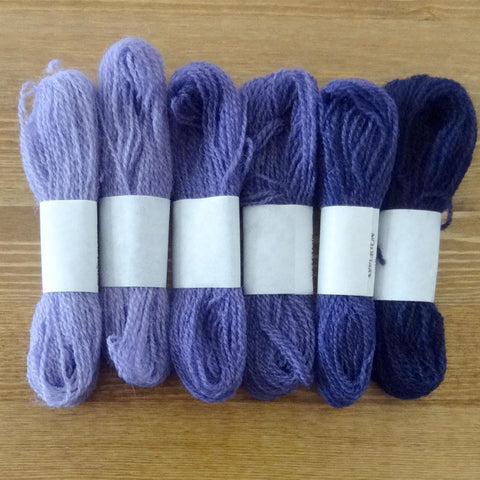 Crewel Wool Color Range, “Hyacinth”