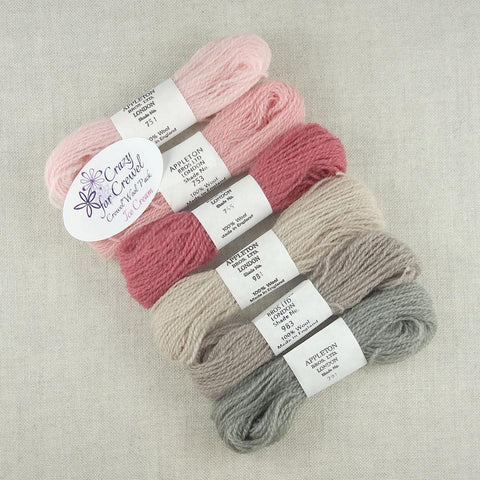 Crewel Wool Color Pack, “Ice Cream”