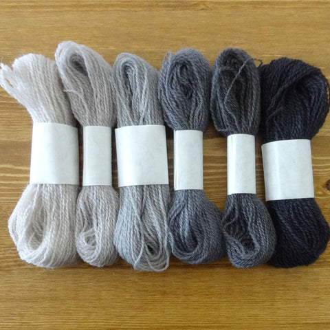 Crewel Wool Color Range, “Iron Grey”