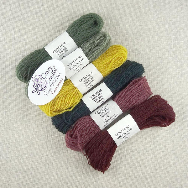Crewel Wool Color Pack, “Renaissance”