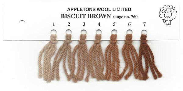 Appletons Wool Biscuit Brown