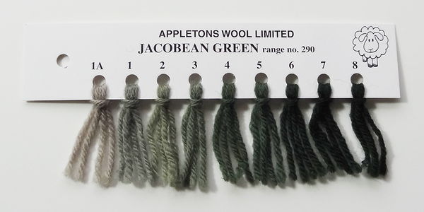 Appletons Wool Jacobean Green