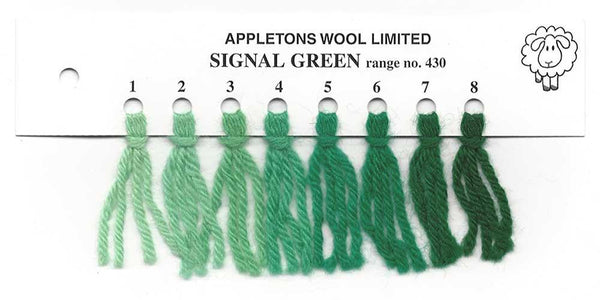 Appletons Wool Signal Green
