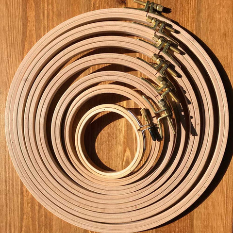 Beechwood Embroidery Hoops