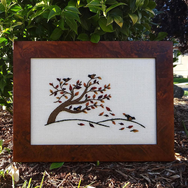 Crazy for Crewel Falling Leaves Embroidery Kit