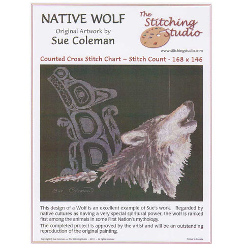The Stitching Studio Native Wolf