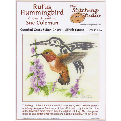 The Stitching Studio Rufus Hummingbird