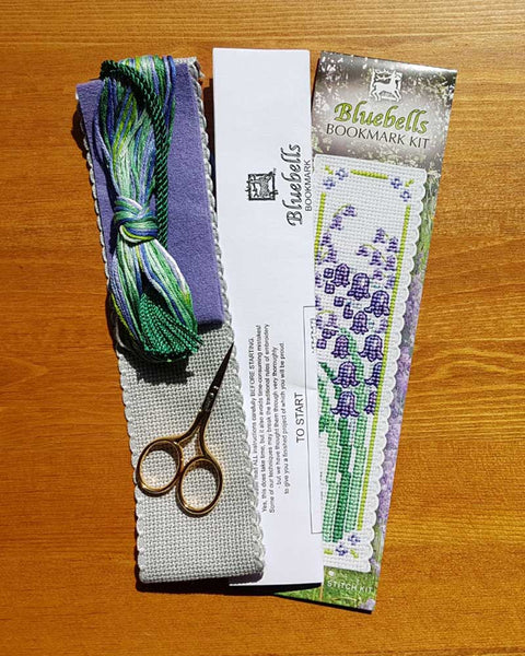 Bluebells Bookmark Cross Stitch Kit
