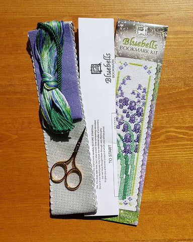 Bluebells Bookmark Cross Stitch Kit