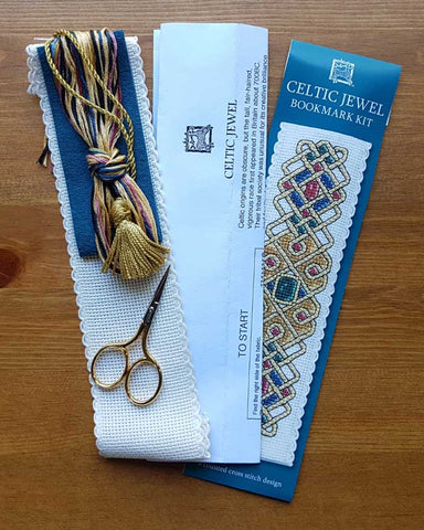 Celtic Jewel Bookmark Cross Stitch Kit