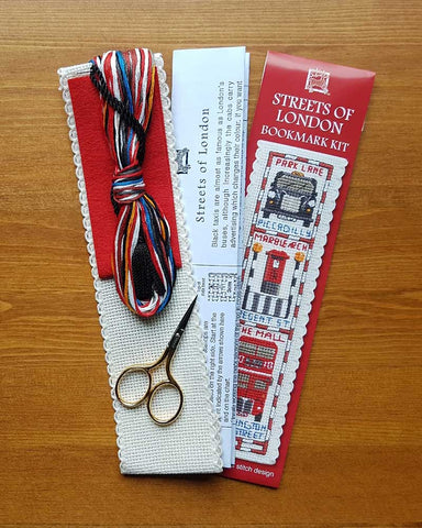Streets of London Bookmark Cross Stitch Kit