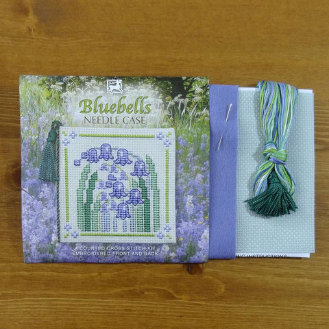 Bluebelle cross stitch needlecase kit