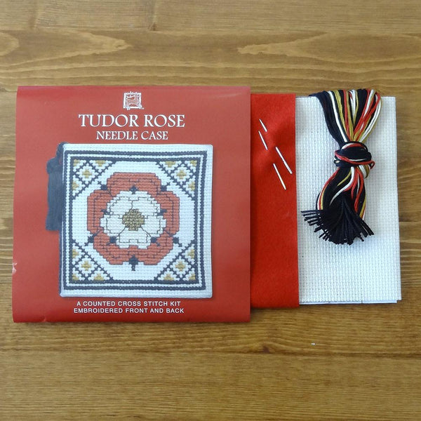 Tudor Rose Needlecase Cross Stitch Kit