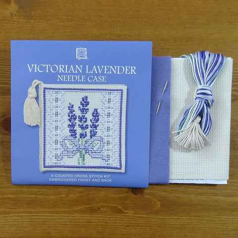 Victorian Lavender Cross Stitch Needlecase Kit
